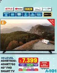Hİ-LEVEL 40HRT900-40HRT750 40 İNÇ FHD SMART TV AKILLI TELEVİZYON
